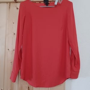 Beautiful bright coral/ orange blouse